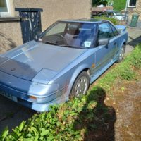 AW11 T-Bar Light Blue - 84169 miles. Good condition.